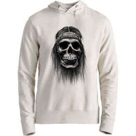 Alfa Tshirt Skull Ekru Erkek Sweatshirt