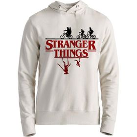 Alfa Tshirt Stranger Things Ekru Erkek Sweatshirt