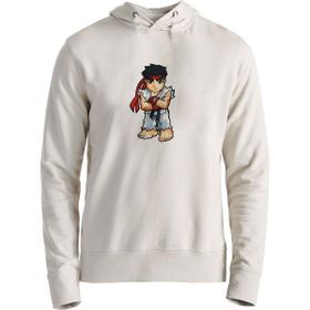 Alfa Tshirt Street Fighter-Ryu Ekru Erkek Sweatshirt