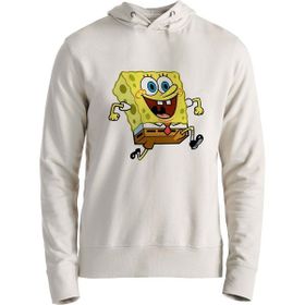 Alfa Tshirt Sunger Bob Ekru Erkek Sweatshirt