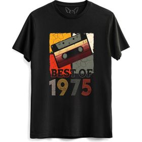 Alfa Tshirt Vintage 1975 Best Of Siyah Erkek T-shirt
