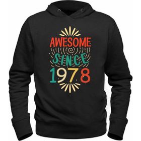 Alfa Tshirt Vintage 1978 Awesome Siyah Erkek T-shirt