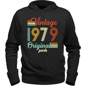 Alfa Tshirt Vintage 1979 Original Parts Siyah Erkek T-shirt