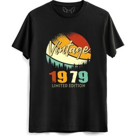 Alfa Tshirt Vintage 1979 Retro Siyah Erkek T-shirt