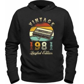 Alfa Tshirt Vintage 1981 Limeted Edition Siyah Erkek T-shirt