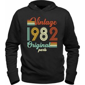 Alfa Tshirt Vintage 1982 Original Parts Siyah Erkek T-shirt