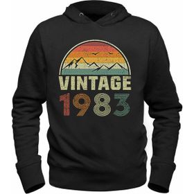 Alfa Tshirt Vintage 1983 Eskitme Siyah Erkek T-shirt