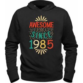 Alfa Tshirt Vintage 1985 Awesome Siyah Erkek T-shirt