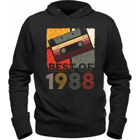 Alfa Tshirt Vintage 1988 Best Of Kısa Kollu Siyah Erkek T-shirt