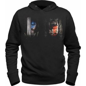 Alfa Tshirt World Of Warcraft Siyah Kapşonlu Erkek Sweatshirt