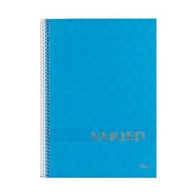 Alfa Varied A4 Kapak Spiralli 160 Yaprak Çizgili Defter