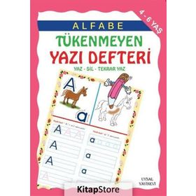 ALFABE BITMEYEN YAZI DEFTERI 4-7 YAŞ - ASIM UYSAL