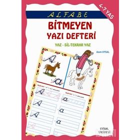 ALFABE BITMEYEN YAZI DEFTERI 4-7 YAŞ - ASIM UYSAL