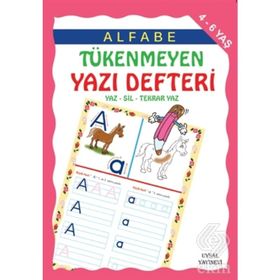 ALFABE BITMEYEN YAZI DEFTERI 4-7 YAŞ - ASIM UYSAL