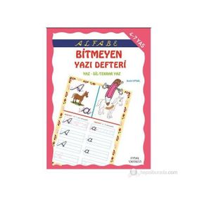 ALFABE BITMEYEN YAZI DEFTERI 4-7 YAŞ - ASIM UYSAL