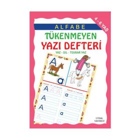 ALFABE BITMEYEN YAZI DEFTERI 4-7 YAŞ - ASIM UYSAL
