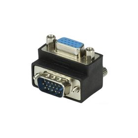 Alfais 4061 Vga Dirsek 90 Derece Köşe Adaptörü Monitör Görüntü Kablo Ucu Çevirici