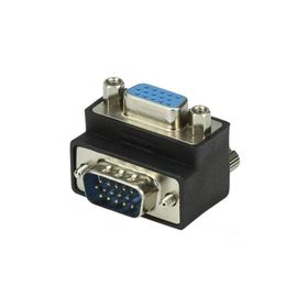 Alfais 4061 Vga Dirsek 90 Derece Köşe Adaptörü Monitör Görüntü Kablo Ucu Çevirici