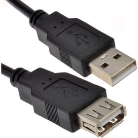 Alfais 4224 1.5 Metre Siyah Usb Dişi Erkek Uzatma Kablosu