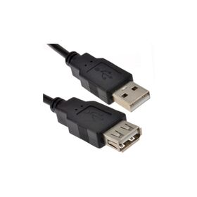 Alfais 4224 1.5 Metre Siyah Usb Dişi Erkek Uzatma Kablosu