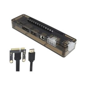 Alfais 4250 Mini PCI-E Ekspress V8.0 Harici Ekran Kartı ATX Power Takma Aparatı
