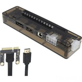 Alfais 4250 Mini PCI-E Ekspress V8.0 Harici Ekran Kartı ATX Power Takma Aparatı