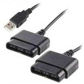 Alfais 4251 USB to PS2 Oyun Kolu Joystick Dönüştürücü Kablosu