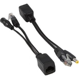 Alfais 4252 IP Kamera Kablosu POE Set Ethernet Adaptör Güç Power Kablosu