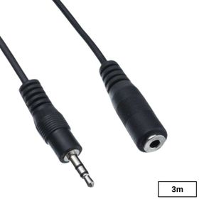 Alfais 4268 3.5 mm 3 mt Dişi Erkek Kulaklık Stereo Uzatma Kablosu
