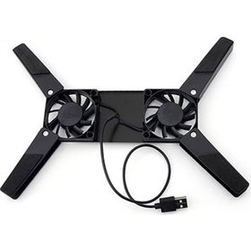 Alfais 4275 Laptop Notebook Altı Katlanabilen USB Mini Çift Fanlı Soğutucu