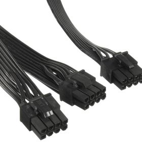 Alfais 4292 PCİ-E 8 Pin 2X Ekran Kartı Power Güç Çoklayıcı Y Kablosu