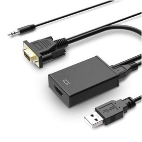 Alfais 4310 VGA to HDMI Çevirici Dönüştürücü Adaptör Kablosu