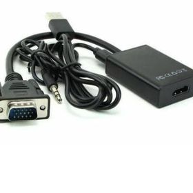 Alfais 4310 VGA to HDMI Çevirici Dönüştürücü Adaptör Kablosu