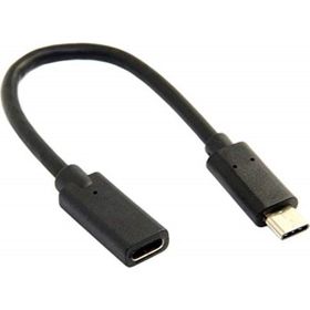 Alfais 4338 Type C USB 3.1 25 cm Uzatma Kablosu