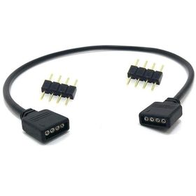 Alfais 4373 4 Pin RGB Ekleme Birleştirme Uzatma 30 cm Çevirici Kablo