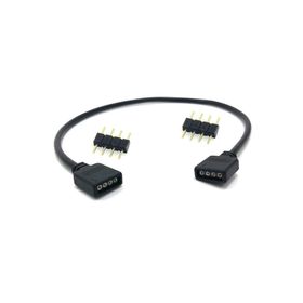 Alfais 4373 4 Pin RGB Ekleme Birleştirme Uzatma 30 cm Çevirici Kablo