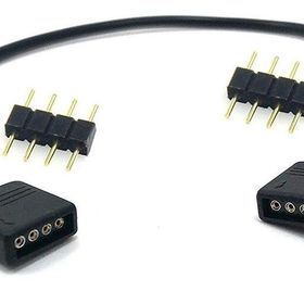 Alfais 4373 4 Pin RGB Ekleme Birleştirme Uzatma 30 cm Çevirici Kablo