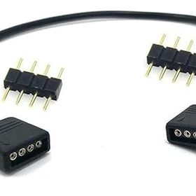 Alfais 4373 4 Pin RGB Ekleme Birleştirme Uzatma 30 cm Çevirici Kablo