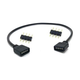 Alfais 4373 4 Pin RGB Ekleme Birleştirme Uzatma 30 cm Çevirici Kablo