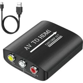 Alfais 4379 1080P RCA AV to HDMI Çevirici 3RCA Dönüştürücü Adaptör