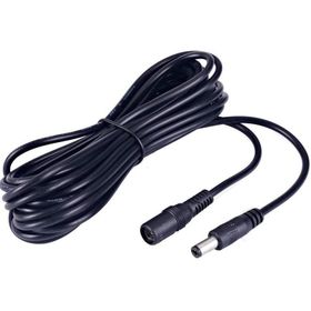 Alfais 4385 Dc 5 m 5.5 mm x 2.1 mm Siyah Adaptör Uzatma Kablosu