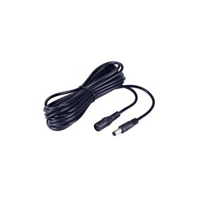 Alfais 4385 Dc 5 m 5.5 mm x 2.1 mm Siyah Adaptör Uzatma Kablosu