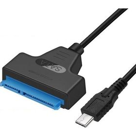 Alfais 4393 Type C 3.1 Usb To 2.5 3.5 İnç Sata Ssd Hdd Siyah Hard Disk Dvd Kablosu