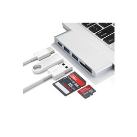 Alfais 4401 Type-C USB 3.1 HUB Kart Okuyucu SD Micro SD USB 3.0 Çevirici Çoklayıcı Adaptör