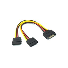 Alfais 4426 Sata 15 Pin 2 Port HDD Bağlatı Kablosu