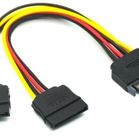 Alfais 4426 Sata 15 Pin 2 Port HDD Bağlatı Kablosu