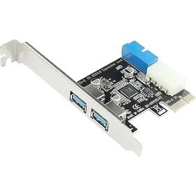 Alfais 4427 PCI Express USB 3.0 2 Port 4 Molex 19 Pin Çoklayıcı Kart