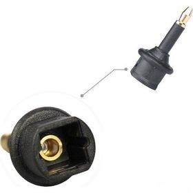 Alfais 4430 Toslink to Mini Toslink Adaptör Çevirici Dönüştürücü