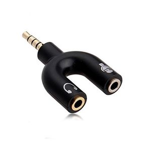Alfais 4456 Kulaklık Mikrofon Çoklayıcı 3.5mm Switch Splitter Adaptör