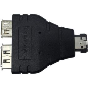 Alfais 4472 Esata Combo To USB Esata Dişi Erkek Çevirici Dönüştürücü Adaptör